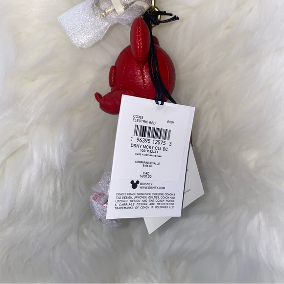 Coach ❤️ leather keychain New - Picture 8 of 10